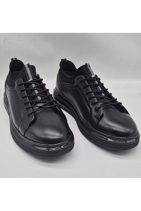 کفش کژوال مشکی مردانه چرم خالص HİDAYET ÖZEL - کد 887719704