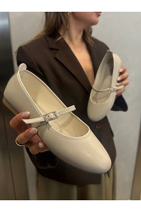 بابت بژ زنانه چرم مصنوعی İncimoda - کد 901603152