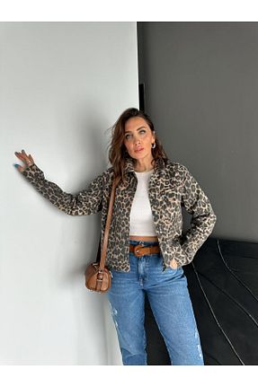 کت قهوه ای زنانه رگولار Zerrincan Giyim - کد 901611859