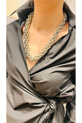 گردنبند استیل ( فولاد ) زنانه استیل (فولاد) Aura - کد 901594747