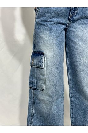 شلوار جین آبی بچه گانه پاچه پهن Ede Tekstil - کد 886736611