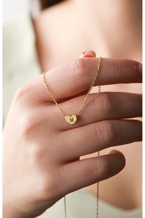 گردنبند نقره زرد زنانه 925 عیار LİNOVE JEWELLERY - کد 900645752