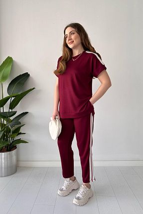 لباس زرشکی زنانه بافتنی MaziButik - کد 902906161