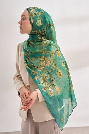 شال قهوه ای زنانه پلی استر ARMANDA - کد 901624754