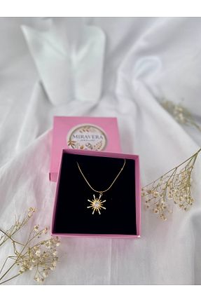 گردنبند استیل ( فولاد ) طلائی استیل (فولاد) Miravera Jewellery - کد 901631843
