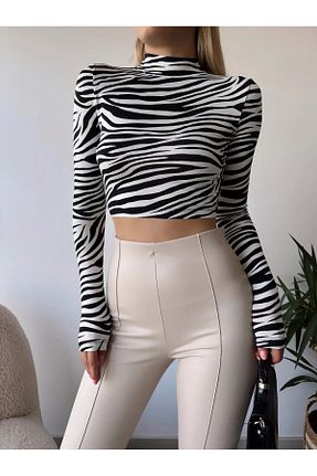 بلوز رنگی زنانه طرح دار Loomora - کد 901635160