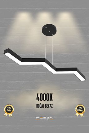 لوستر مشکی آلومینیوم Hegza Lighting - کد 55995752