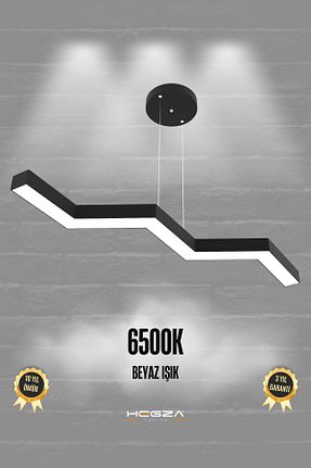 لوستر مشکی آلومینیوم Hegza Lighting - کد 55959089