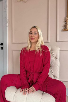 ست لباس راحتی رنگی زنانه ساده Pijamaevi - کد 901652535