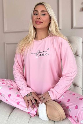 ست لباس راحتی رنگی زنانه ساده Pijamaevi - کد 901658258