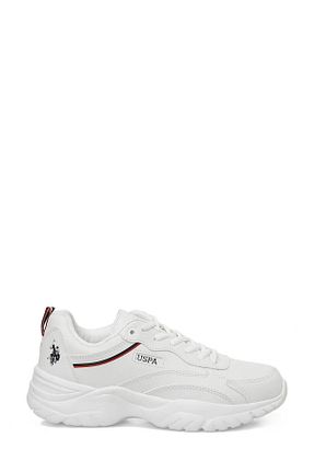 کفش اسنیکر سفید زنانه بند دار U.S. Polo Assn. - کد 897581499