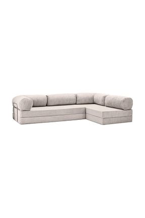ست گوشه ای بژ مخمل Dekoro - کد 888519784