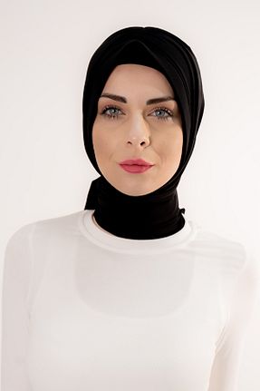 شال مشکی زنانه پلی استر Şalcenneti.com - کد 898425351