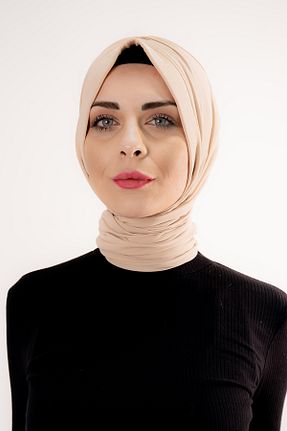 شال بژ زنانه پلی استر Şalcenneti.com - کد 898425355