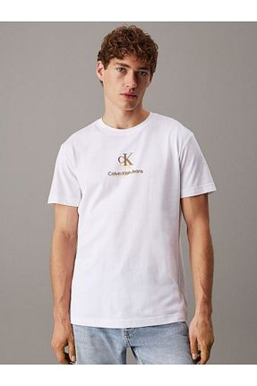 تیشرت سفید مردانه رگولار Calvin Klein - کد 900776836