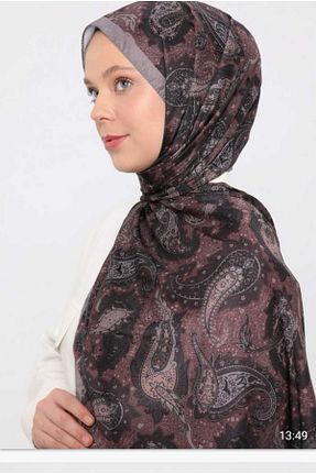 شال قهوه ای زنانه پنبه ای Levidor - کد 902910978