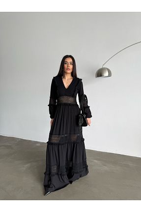 لباس مشکی زنانه بافتنی NEW STATION - کد 901747956