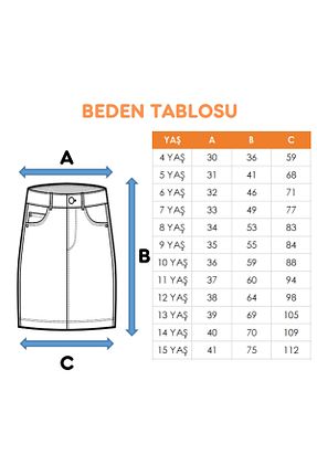 دامن صورتی بچه گانه کتان GİYİCEM TEKSTİL - کد 902914440