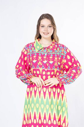 لباس حجاب رنگی زنانه سایز بزرگ mervemoda - کد 901753053