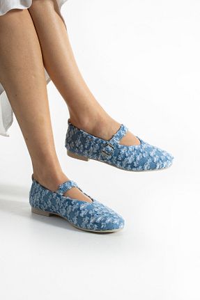 بابت آبی زنانه پارچه ای Neva
