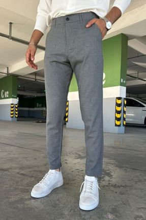 شلوار طوسی مردانه پارچه hello7 - کد 844889988