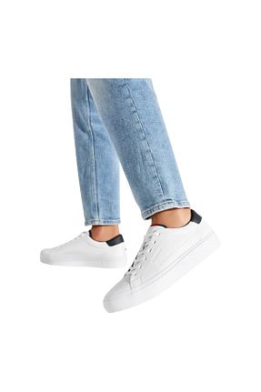 کفش اسنیکر سفید مردانه چرم اصل Tommy Hilfiger - کد 901766694