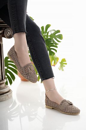 بابت قهوه ای زنانه پارچه ای Modafırsat - کد 901778605