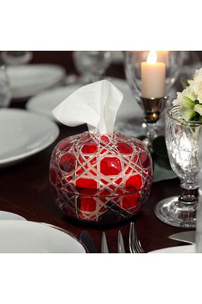 جا دستمال کاغذی قرمز AYZ HOME - کد 811100715