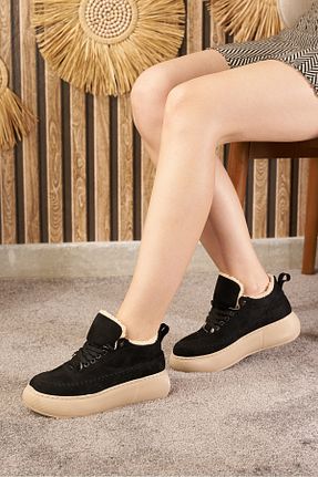 بوت / نیم بوت مشکی زنانه چرم مصنوعی Nstil - کد 864471477