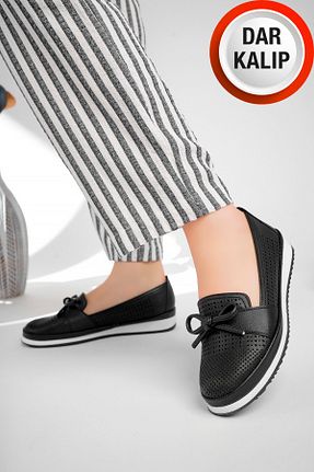 بابت مشکی زنانه چرم خالص StWenn - کد 813443553