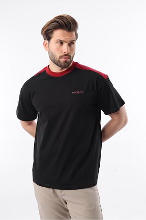 تیشرت مشکی مردانه اسلیم فیت Madmext - کد 901822073
