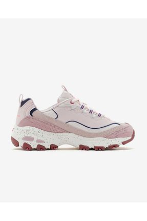 کفش اسنیکر صورتی زنانه بند دار Skechers - کد 864484232