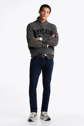 شلوار جین سرمه ای مردانه پاچه تنگ Tommy Jeans - کد 901828717