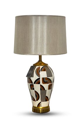 آباژور قهوه ای سرامیک Lara Decor - کد 865254862