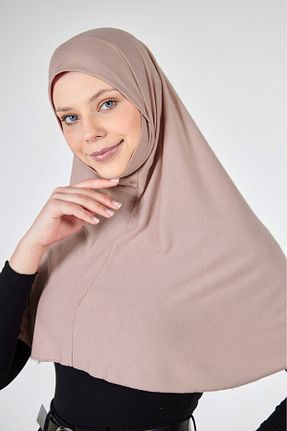 روسری بژ پنبه ای Armanım - کد 752741150