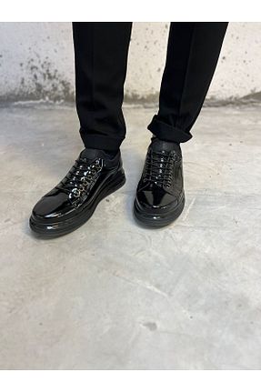 کفش کژوال مشکی مردانه چرم خالص AKM - کد 901822360