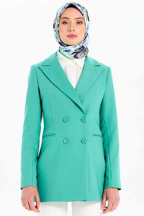 کت حجاب سبز زنانه رگولار Tuğba - کد 901862656