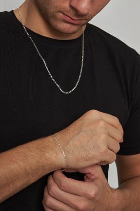 گردنبند نقره مردانه 925 عیار Ventino Silver - کد 138774538