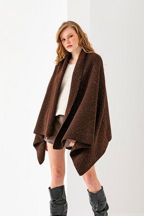 شال قهوه ای زنانه پنبه ای Wega Moda - کد 900231758