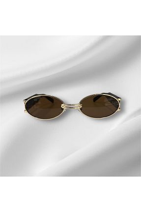 عینک آفتابی قهوه ای زنانه UV400 Toz Vintage - کد 150681647