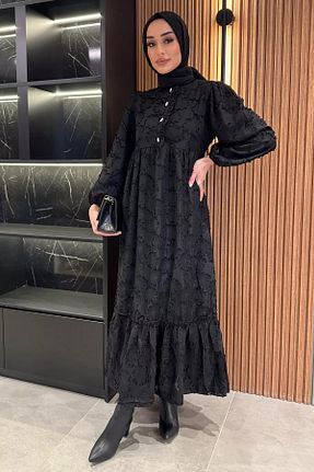 لباس حجاب مشکی زنانه رگولار Julude - کد 901852977