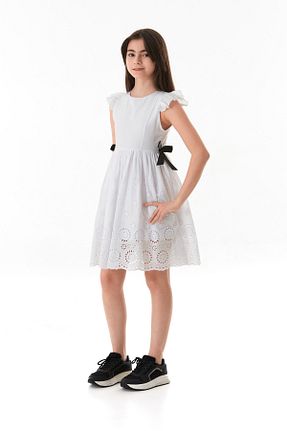 لباس سفید بچه گانه بافتنی Fullamoda - کد 902979723
