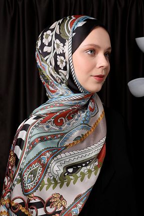 شال مشکی زنانه پلی استر Levidor - کد 901874518
