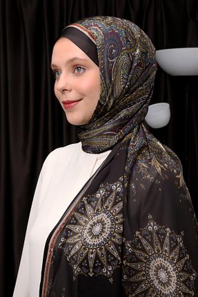 شال مشکی زنانه Poly Twill Levidor - کد 901876493