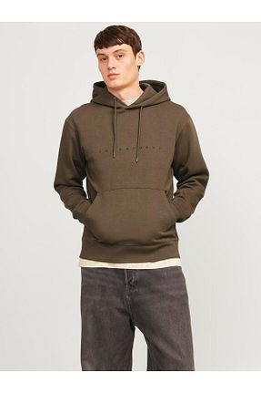 سوئیشرت سبز مردانه ساده Jack & Jones - کد 846401711