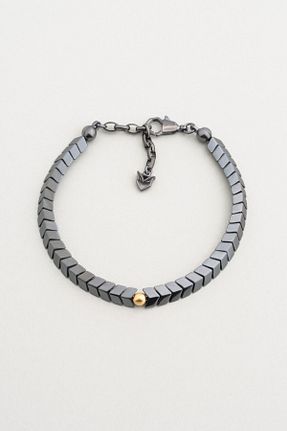 دستبند نقره رنگی مردانه 925 عیار So Chic - کد 903008974