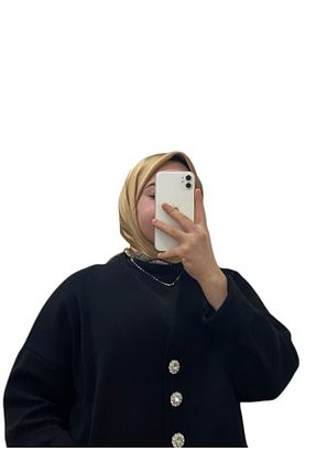 روسری رنگی کرپ ساتن ابریشم Armine - کد 901900790
