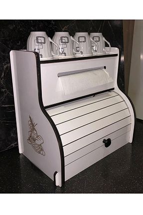 جعبه / سبد نان سفید چوب adımshops - کد 799984626