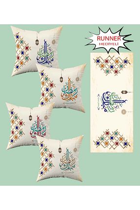 کوسن و روکش کوسن نباتی مخمل Hayal Dekoratif - کد 897750282
