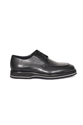 کفش کلاسیک مشکی مردانه چرم خالص Tuna - کد 901901770